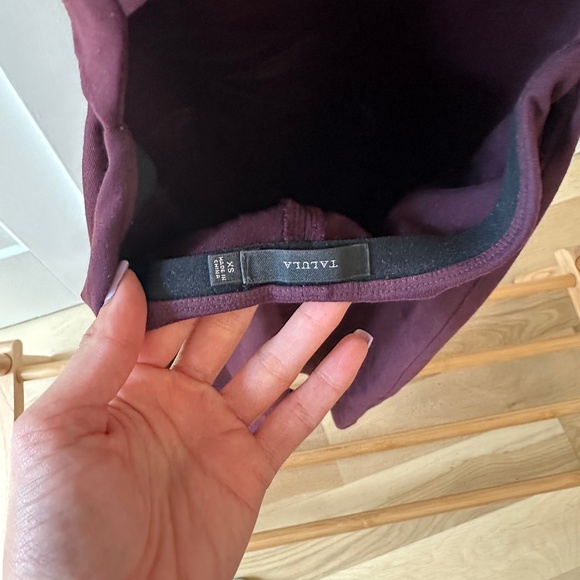 Aritzia Talula BURGANDY Dress Size XS - Picture 7 of 8